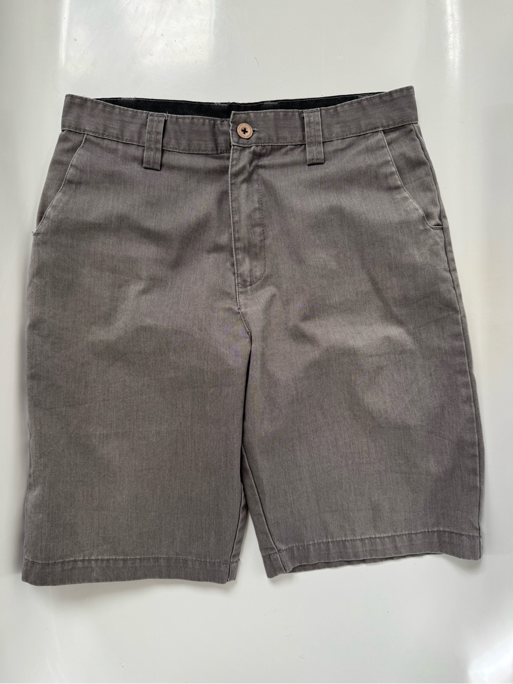 Men's Gray Casual Jean Shorts